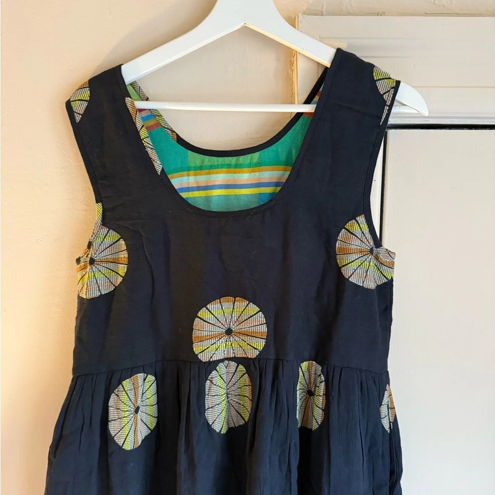 Ace & Jig Black Maxi Dress with Circular Pattern - Picture 4 of 5